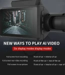 Thumbnail 15 of Авторегистратор видeорегистратор записваща видеокамера за автомобил Full HD 1080P 2 камери + 32 GB Micro SD Card карта с памет 85 x 50 mm