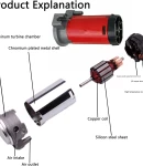 Thumbnail 9 of Тромба клаксон сирена въздушна двойна с компресор 12V за кола камион бус и др.