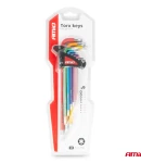 Thumbnail 4 of Комплект от 9бр. Г-образни ключове торксове TORX S2 дълги