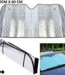 Thumbnail 2 of Автомобилен сенник за предно стъкло тип хармоника двулицев с вакуумно закрепване 130х60 cm