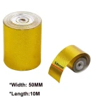 Thumbnail 6 of Предпазно изолационно фолио самозалепваща се златна термоизолационна лента 50mm x 10m за колектори/ изпускателна система