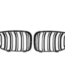 Thumbnail 8 of Двойни Бъбреци Решетки За БМВ BMW 1-ва Серия Фейслифт Facelift E81 E82 E87 E88 2008г.-2011г. Черен Гланц Лак