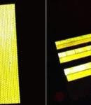 Thumbnail 4 of Светлоотразителна рефлекторна самозалепваща се лента фолио с висока фотометрична мощност 5 m x 5 cm жълта златна