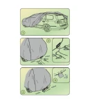 Thumbnail 9 of Висококачествено Покривало Kegel серия Mobile Garage размер M1 за хечбек 355-380см x 126-136см, сиво