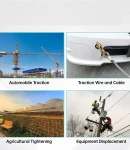 Thumbnail 7 of Ръчна лебедка скрипец със стоманено въже товароподемност 2т 2 тона