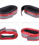Thumbnail 2 of Универсален спойлер за броня и прагове карбон карбонов с червена лента 5см x 2.5м