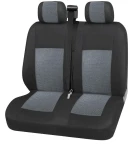 Thumbnail 3 of 2+1 Лукс Калъфи В Сиво За Седалки за Mercedes Sprinter Vito Vw Crafter T5 Ford Transit Peugeot Iveco Премиум Плат