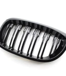 Thumbnail 4 of Бъбреци Решетки за БМВ BMW E46 Facelift Фейслифт 2002-2005 Черен Гланц