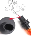 Thumbnail 3 of Комплект 2 Броя Крушки с Фасунга За Мигач в Странично Огледало, Оранжева, За Mercedes Мерцедес Sprinter Спринтер 2006+, VW Crafter Крафтер 2006+