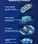 Thumbnail 8 of Преносим мини автомобилен въздушен компресор помпа за гуми с LED дисплей и вградена батерия