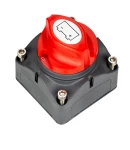 Thumbnail 6 of Ключ маса превключвател прекъсвач изолатор на акумулатор – въртящ се, водоустойчив IP66, 12–48V, 275A, черен/червен