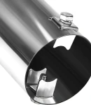 Thumbnail 3 of Универсален хромиран накрайник за ауспух вход 63мм