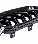 Thumbnail 4 of Двойни Бъбреци Решетки За БМВ BMW F30 F31 Черен Гланц Лак М3 Тип След 2012