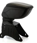 Thumbnail 4 of Черен кожен подлакътник барче универсален с планки и слайдер