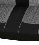 Thumbnail 5 of Комплект 2 + 1 тапицария/калъфи за бус/ван с шарка грайфер - текстил - сиво и черно - 5 части