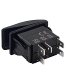 Thumbnail 7 of Копче, Бутон, За Вграждане, за LED Лед Бар, Халоген, Задни Светлини, 12V - 24V, Надпис  REAR LIGHTS , Синя Светлина