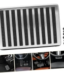 Thumbnail 1 of Универсална алуминиева стелка подложка под педалите 23.5 x 16 cm против плъзгане и износване на оригиналната стелка