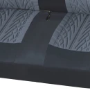 Thumbnail 4 of Комплект 2 + 1 тапицария/калъфи за бус/ван с шарка грайфер - Transit, Sprinter, Movano, Master, Crafter, Transporter, LT, Boxer, Jumper - текстил - черни - 5 части