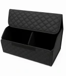 Thumbnail 5 of Луксозен кожен органайзер за багажник сгъваема кутия за съхранение 66x30x30 см