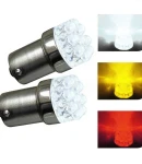 Thumbnail 1 of LED Лед Крушки, Mигач, Стоп, Габарит, Халоген, 9 LED, 1156 BA15S ,12V, Бяла, Оранжева, Червена