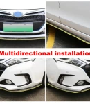 Thumbnail 5 of Универсален спойлер за броня и прагове карбон карбонов със златна лента 5см x 2.5м