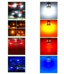 Thumbnail 3 of LED Лед Крушки, 30 SMD, BA15S 1156 (P21W), BAU15S 1156 (PY21W), 12V - 24V, Бяла, Оранжева, Червена, Синя Светлина Canbus