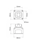 Thumbnail 2 of Ключ маса превключвател прекъсвач изолатор на акумулатор – въртящ се с 3 позиции, 12–24V, 200A
