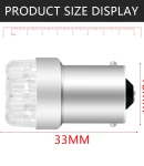 Thumbnail 2 of LED Лед Крушки, Mигач, Стоп, Габарит, Халоген, 9 LED, 1156 BA15S ,12V, Бяла, Оранжева, Червена