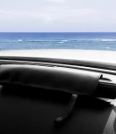 Thumbnail 13 of Сгъваем автоматичен сенник автосенник за предно стъкло на автомобил тип чадър 130 х 69 см черен-сребрист