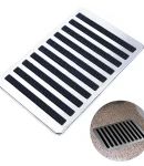 Thumbnail 7 of Универсална алуминиева стелка подложка под педалите 23.5 x 16 cm против плъзгане и износване на оригиналната стелка