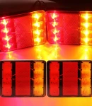 Thumbnail 1 of Комплект LED Диодни стопове, стоп светлини, задни светлини 12V-24V за бус камион ТИР ремарке каравана платформа