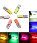 Thumbnail 1 of LED Лед Диодни Крушки За Габарит, Т10 W5W, COB 12-Core, 12V, 6 Цвята Светлина