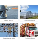 Thumbnail 3 of Ръчна лебедка-скрипец със стоманено въже товароподемност - 4 тона