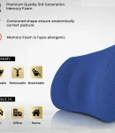 Thumbnail 7 of Ортопедична анатомична възглавница за лумбална опора от мемори пяна с охлаждащ гел