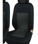 Thumbnail 3 of 2+1 Лукс Калъфи В Черно За Седалки за Mercedes Sprinter Vito Vw Crafter T5 Ford Transit Peugeot Iveco Премиум Плат