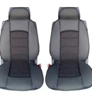 Thumbnail 1 of 1 + 1 Универсални калъфи, тапицерия за предни седалки, Масажор, високо качествен текстилен материал, Черно TAP112