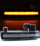 Thumbnail 1 of 1бр преден габарит маркер LED светлини за сенник 24V за Скания Scania R S G 2016+ с букса оранжева светлина