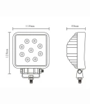 Thumbnail 1 of 9 LED 27W Халоген Водоустойчива Светлина Работна Лампа 10-30V за Ролбар АТВ, Джип