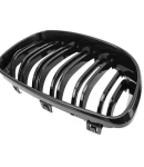 Thumbnail 3 of Двойни Бъбреци Решетки За БМВ BMW 1-ва Серия Фейслифт Facelift E81 E82 E87 E88 2008г.-2011г. Черен Гланц Лак