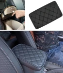 Thumbnail 1 of Универсален кожен калъф подложка за подлакътник на автомобил 29 cm x 17 cm черно