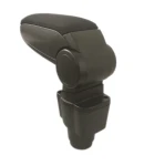 Thumbnail 2 of Подлакътник Барче за автомобил за Дачия Dacia Сандеро Sandero 2018+ Логан 2 Logan 2 Facelift 2017+ с черно кожено покритие