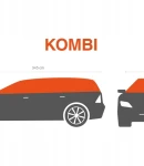 Thumbnail 4 of Водоустойчиво покривало полукалъф за автомобил комби размер 345 cm x 116 cm сив CarPassion