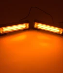 Thumbnail 5 of Комплект 2 Броя С Контролер 12.5 cm Сигнална Аварийна Блиц Маяк Led Бар Лампа Пътна Помощ Платформа