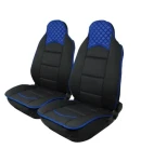 Thumbnail 4 of Авто Тапицерия Калъфи за Предни Седалки - Синьо и Черно - Еко Кожа и Текстил
