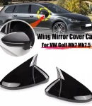 Thumbnail 2 of Комплект от 2бр. Batman Style капаци за странични огледала за Volkswagen VW Golf 7 7.5 E-Golf 2013-2020г.
