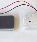 Thumbnail 2 of 24V Диоден 4 LED ЛЕД Маркер габарит токос светлина за камиони бус ван ремарке каравана - 110 мм х 40 мм - бял MAR032