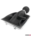 Thumbnail 2 of Топка за скоростен лост с маншон съвместима с VW Passat B6 06-12 с 5 скорости - черен конец