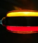 Thumbnail 7 of Комплект от 2 броя ЛЕД LED габарит за огледало ОБЕЦИ за камион 12-24V Scania Сканиа Volvo Волво MAN МАН DAF ДАФ Mercedes Мерцедес с ефект Неон Neon в оранжево-червено
