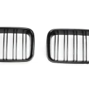 Thumbnail 6 of Двойни Бъбреци Решетки За БМВ BMW E36 Преди Фейслифта Черен Гланц Лак