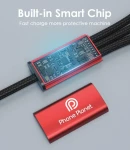 Thumbnail 5 of Кабел Phone Planet Универсален 3-в-1 USB кабел 1.2m